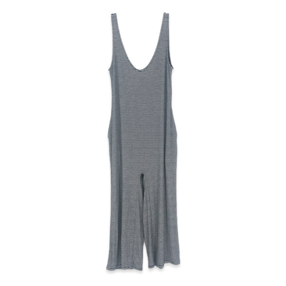Rolla Coster Jumpsuit Sleeveless Striped Black & White Size M
